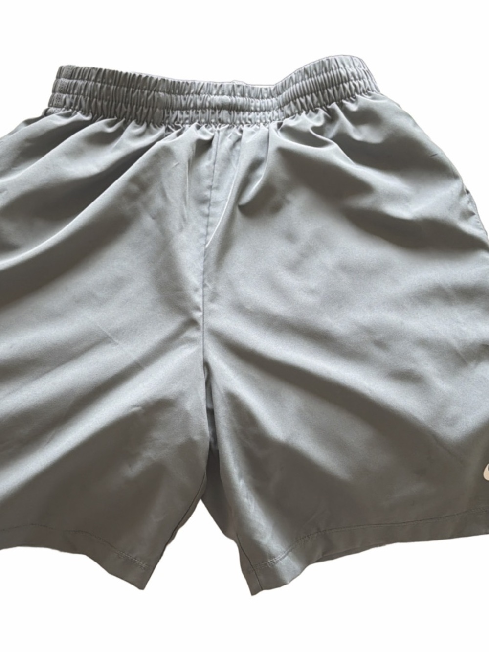 Nike Gray Kids Athletic Shorts - Elastic Waist